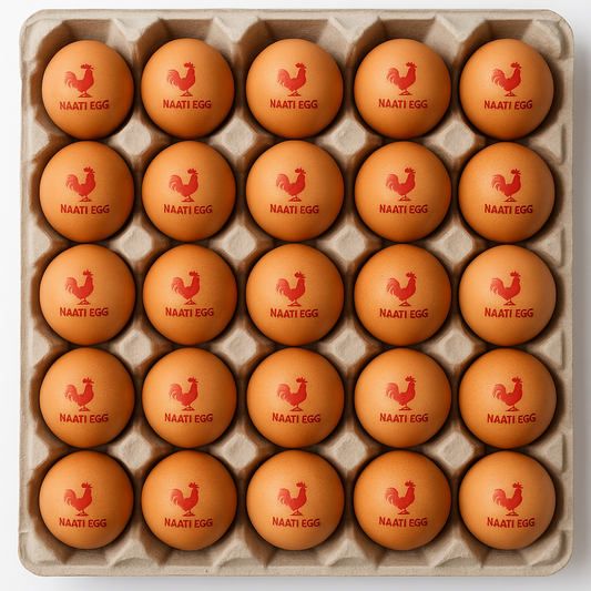 Country Eggs – 1 Tray (24 pcs, Desi/Nati Eggs/Free Roam)