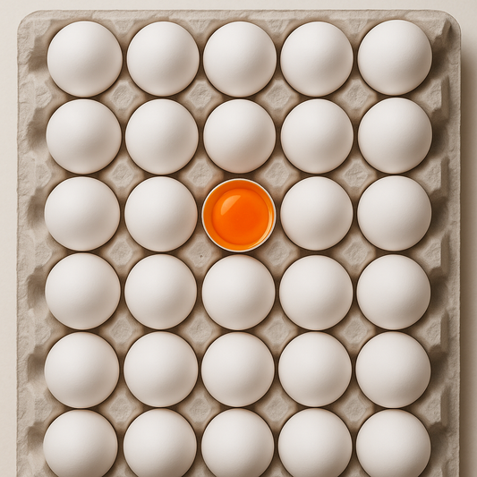 Orange Yolk Eggs Organic – 1 Tray (30 pcs)