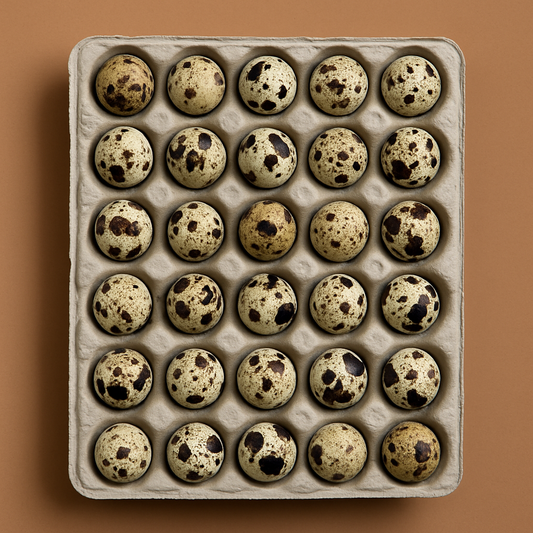 Quail Eggs - 1 Tray ( 30 pcs, Speckled Shells)