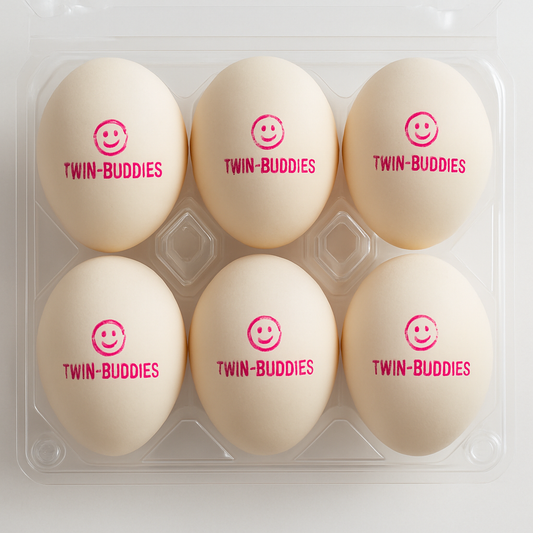 Double Yolk Eggs - 1 Tray ( 6 No's)